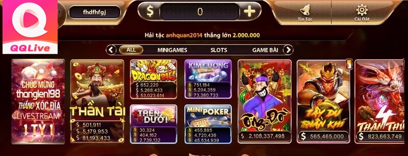 nhiều loại game